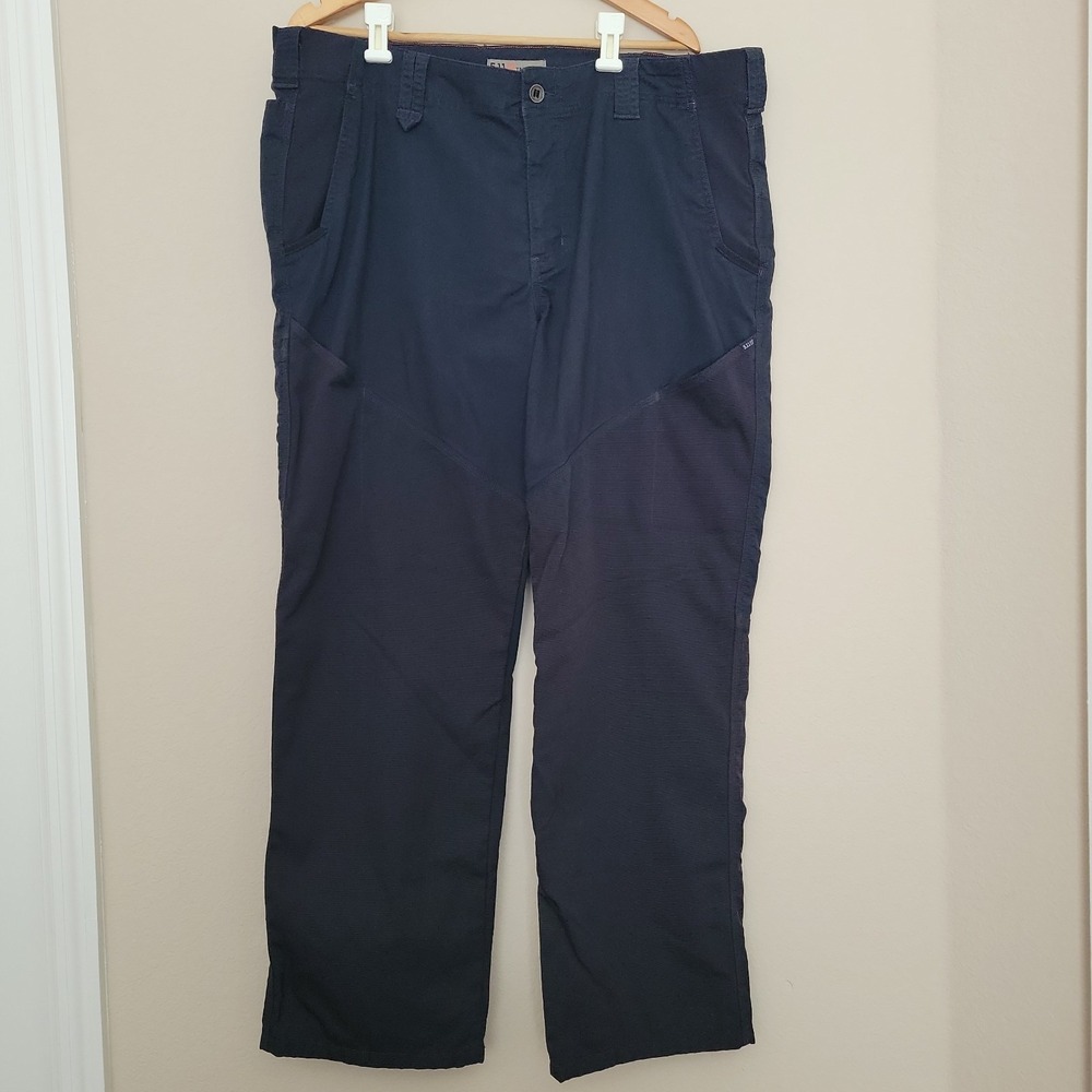511 Tactical Mens Black Blue Cargo Pants Size 42x31 Straight Workwear Pockets